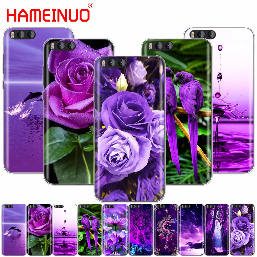 Чехол HAMEINUO infinity on фиолетового цвета для Xiaomi Mi A1 A2 3 4 5 5C 5X 6 6X 4I 4C NOTE MAX 2 mix plus|Бамперы| |