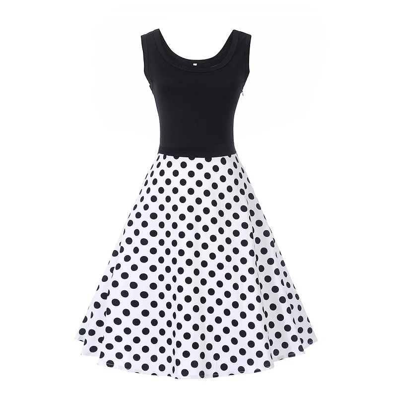 Dresses Lemon Print Summer Dress 2018 Tank Flowers Cherry Leaves Women Sundress Patchwork Tunic Plus Size Polka Dot Midi | Женская