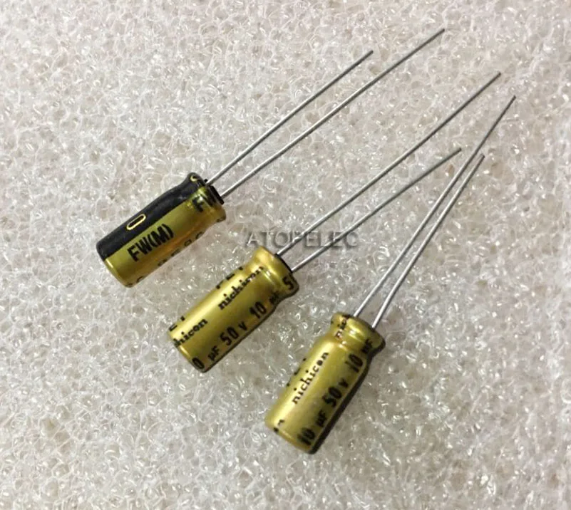 10 шт. Nichicon FW мкФ/50 в электролитические конденсаторы Hi Fi аудио|audio|audio electrolytic