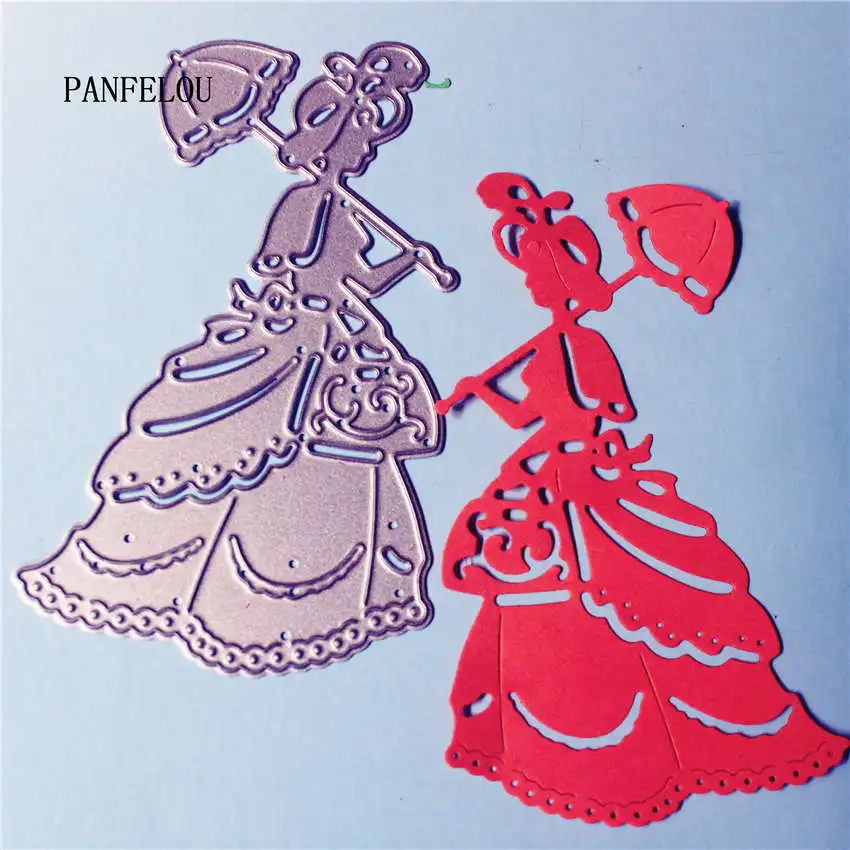 PANFELOU металлическая поделка солнцезащитный зонтик Женская бумага штампованные