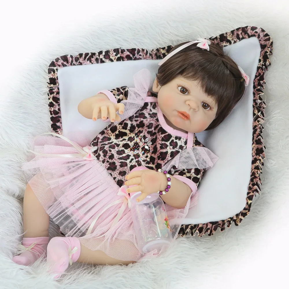 Полностью силиконовые виниловые куклы NPK для новорожденных девочек мягкие
