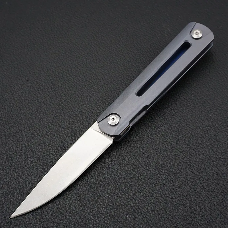 Новинка Zebra MS2 карманный складной нож шариковый подшипник Флиппер s35vn лезвие титановая ручка для кемпинга выживания Спасательные Ножи EDC инструменты