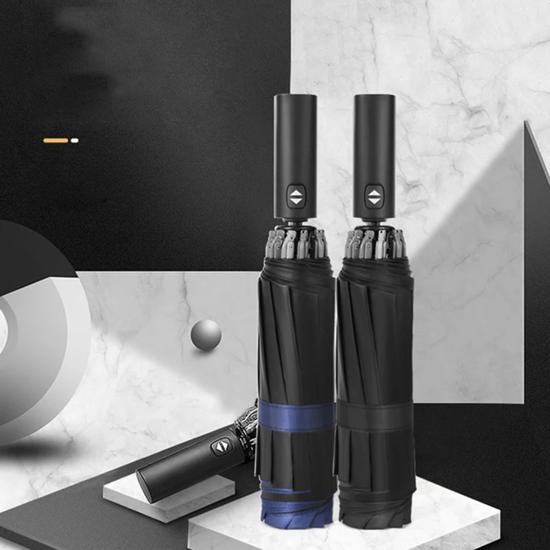 Зонт Автоматический с защитой от ветра для мужчин и женщин складной зонт 3 дюйма