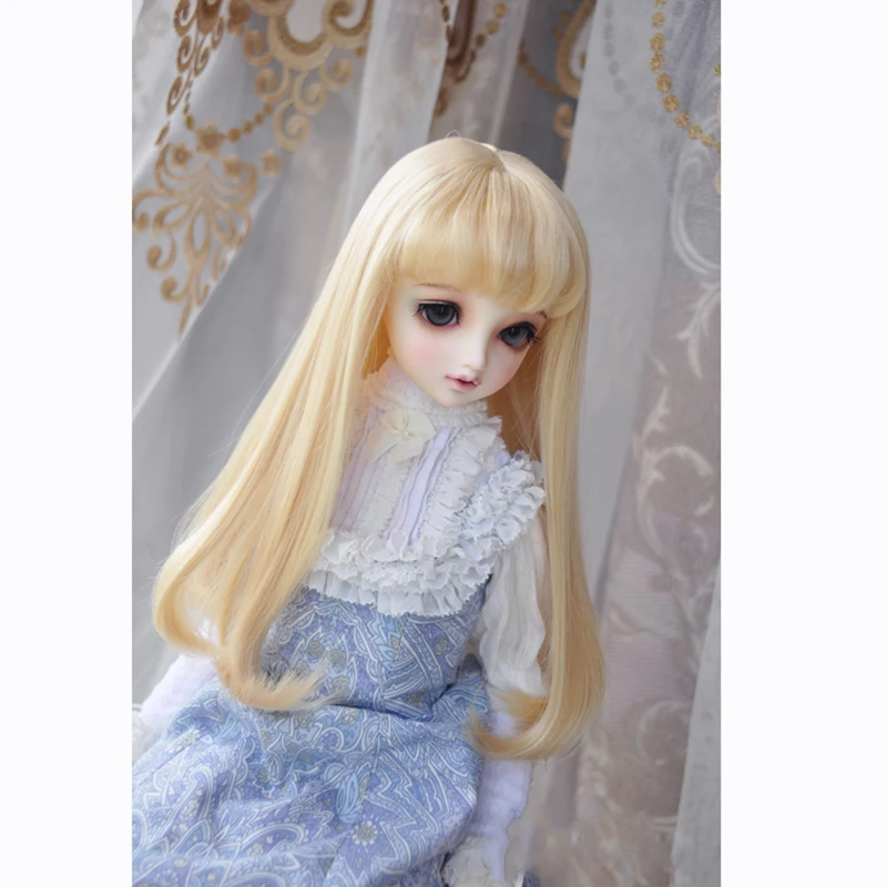 Аксессуары Allaosifydoll 1/3 1/4 парик для шарнирной куклы кукол длинные прямые косые