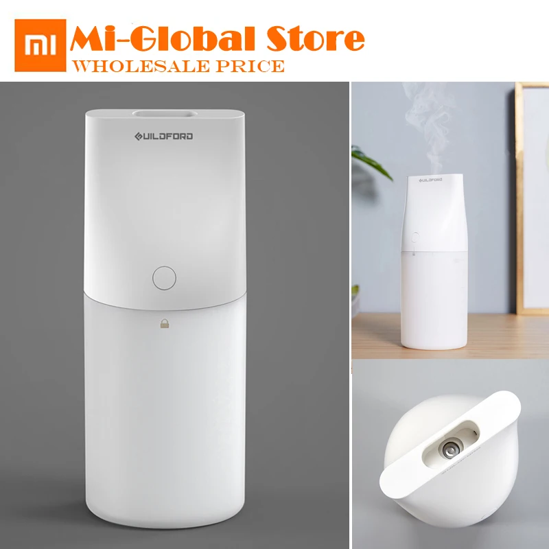 Настольный увлажнитель Xiaomi Uildford, 320 мл, переносной, тихий, Очищающий воздух, Ночной светильник, для домашнего использования с кондиционированием воздуха