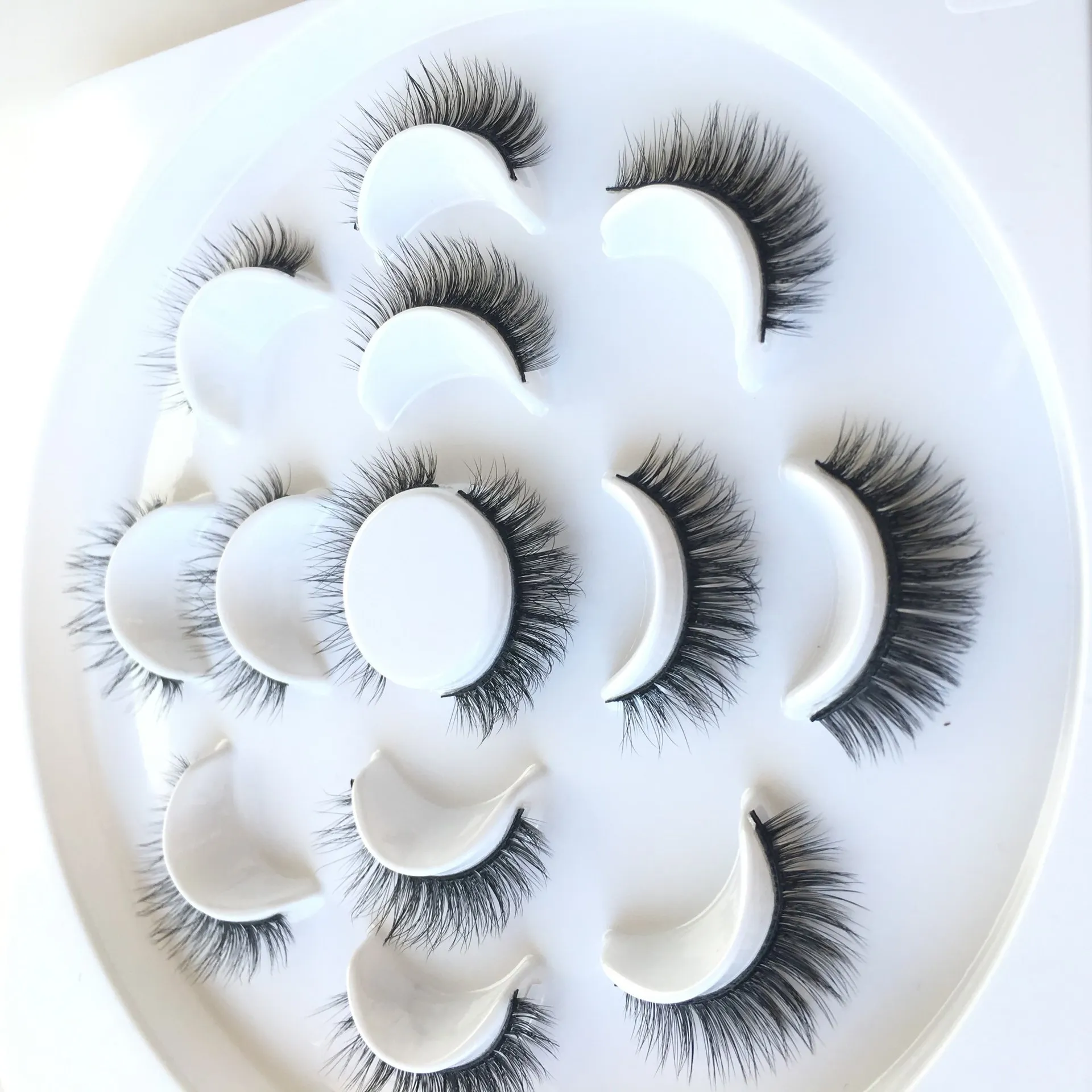

Free Shipping Eyelashes Extension Soft Fake Lashes For Beauty Makeup Tool Eyelashes Handmade Natural Long Fashion Lashes 6D-01