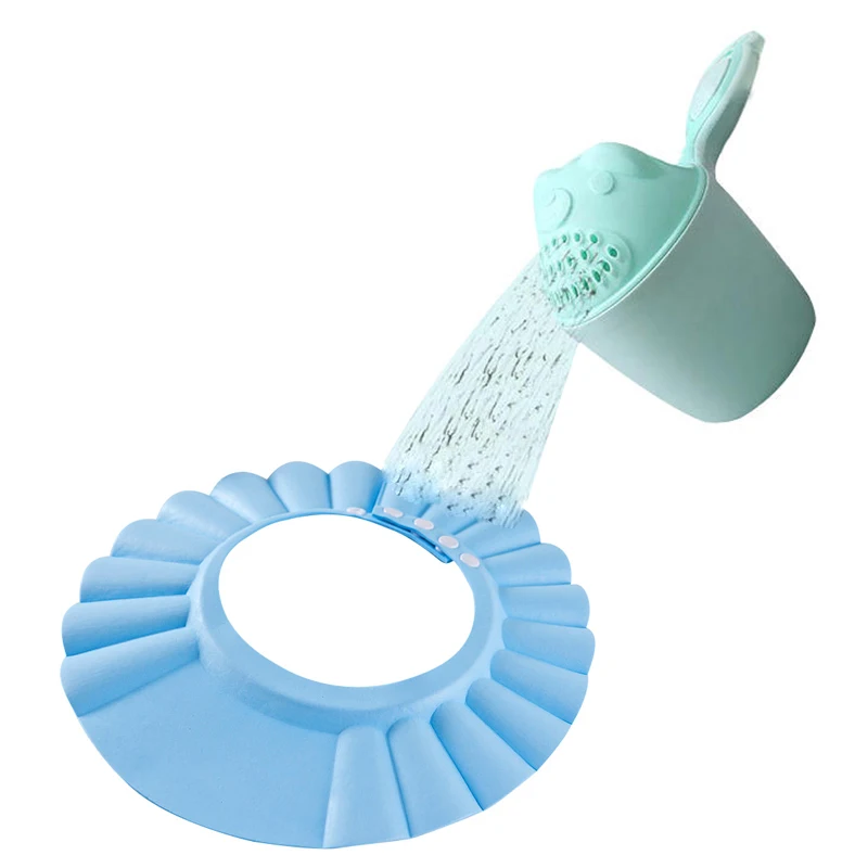 shampoo cap spoon 1 шт., Мультяшные Детские шампуни для мытья ванны с животными, колпачки для душа для новорожденных детей, детские ложки для душа, детский инструмент для ванны,# YC - Цвет: shampoo cap spoon