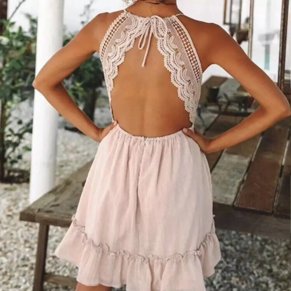 2018 Summer New Style Fashion Women Floral Short Dress Evening Party Beach Sundress | Женская одежда