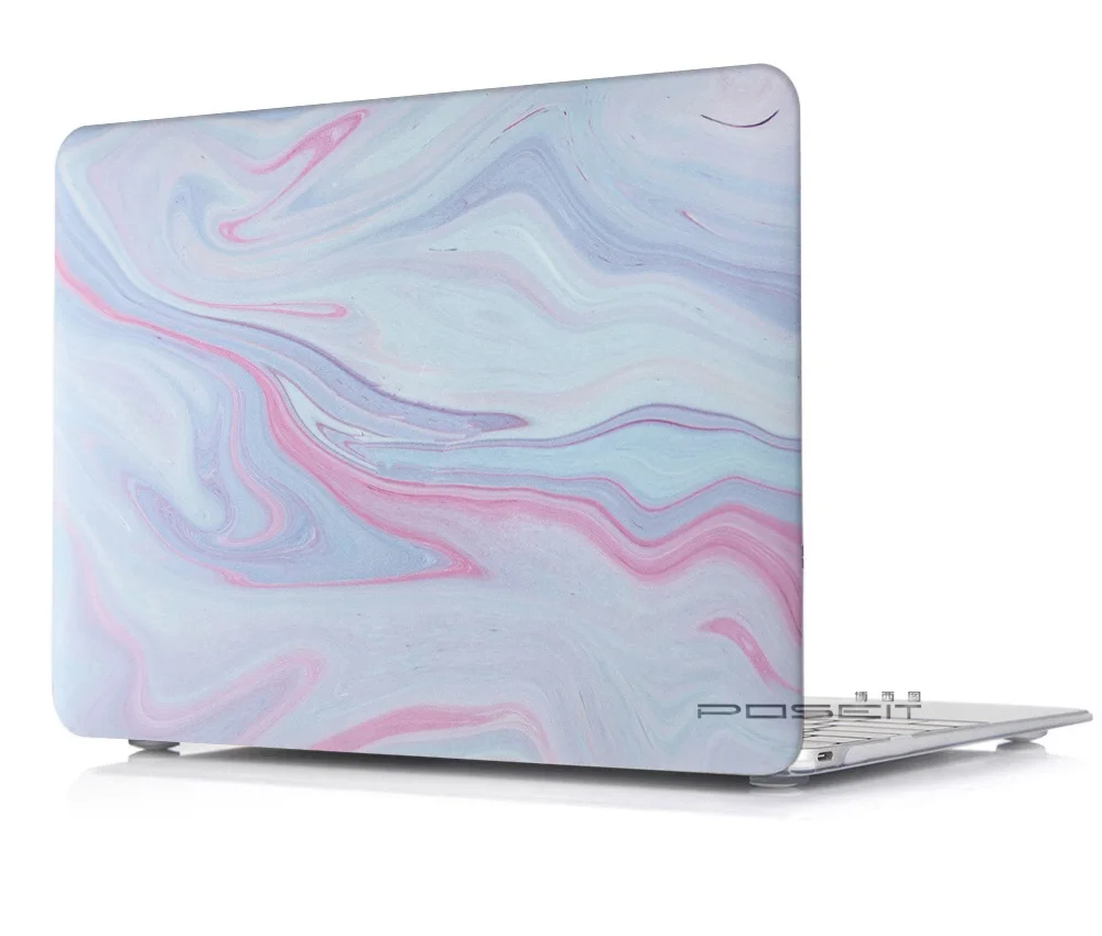 Пластиковый чехол с мраморным узором для ноутбука клавиатуры только 2018 новый Alppe