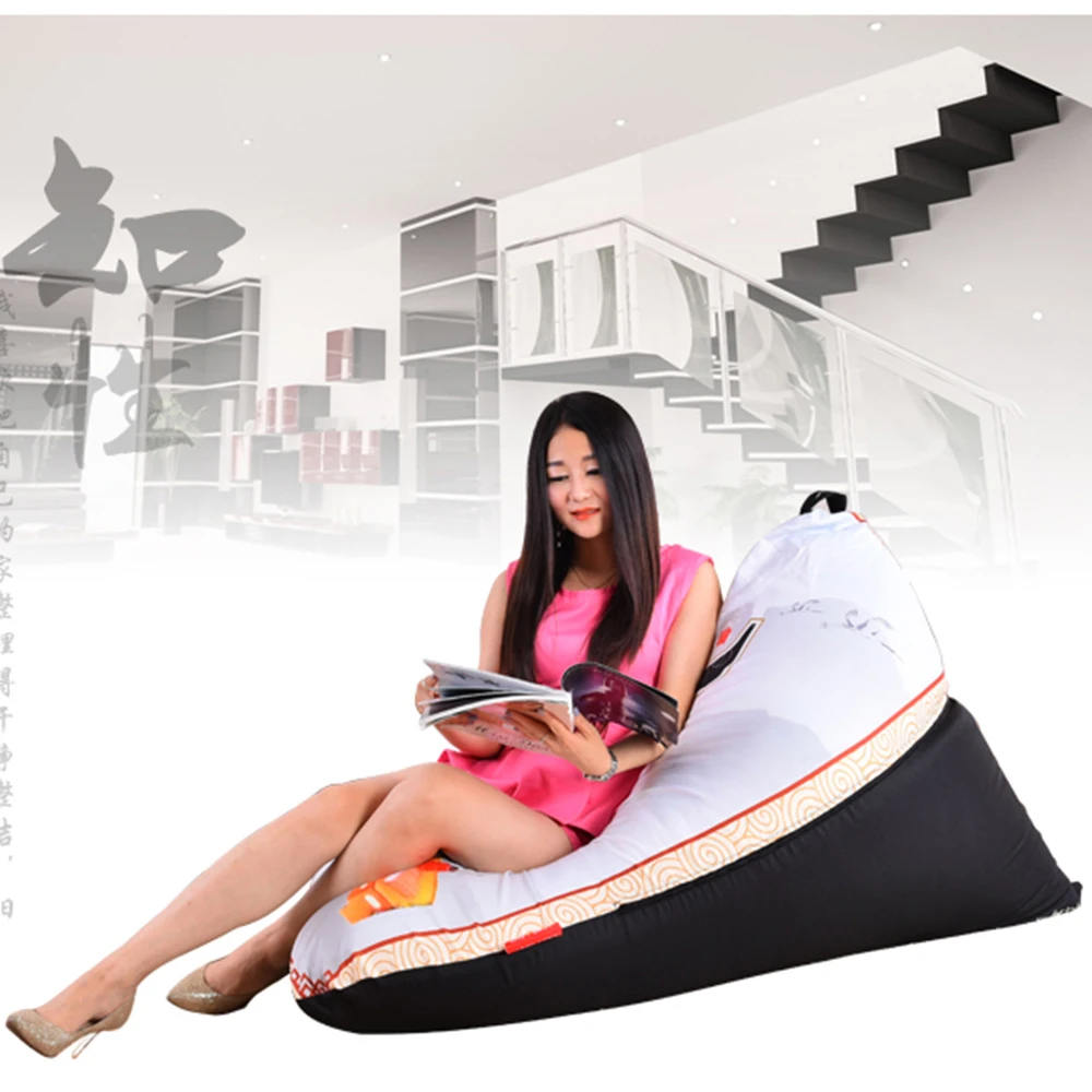 LEVMOON Beanbag кресло для дивана LI Pring Seat Zac удобная сумка кровати без наполнения 100%