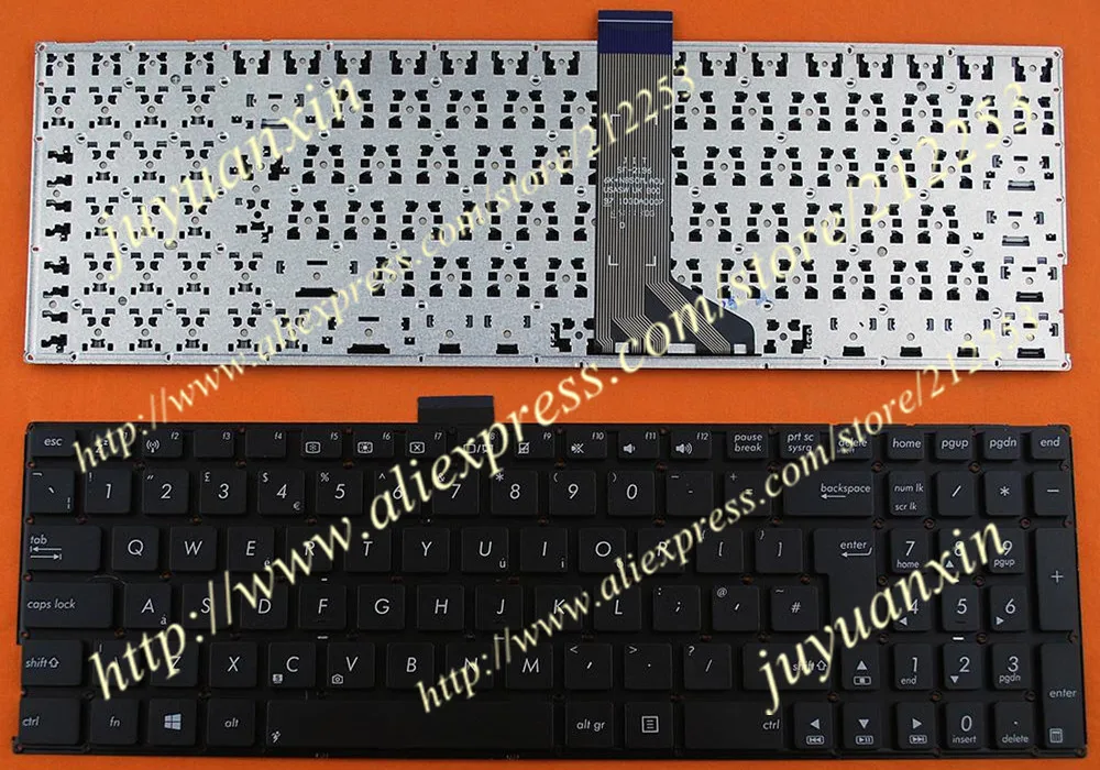 Великобритания (GB) английский клавиатура для ASUS K555 K555L K555LA K555LB K555LD K555LJ K555LN K555LP K555Z