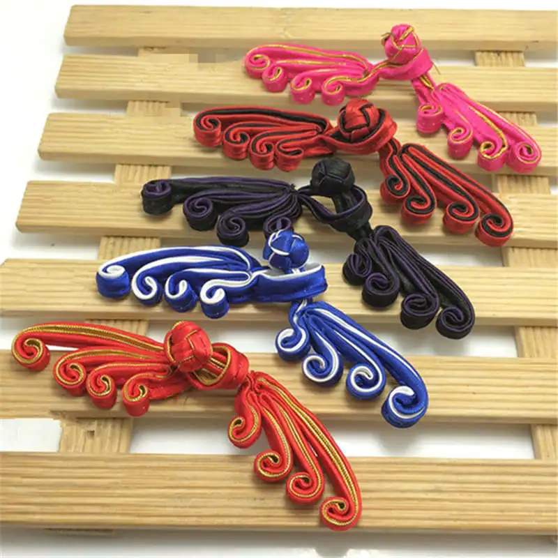 DoreenBeads/1 пара китайское вечернее платье на пуговицах Cheongsam Tang кнопки костюма