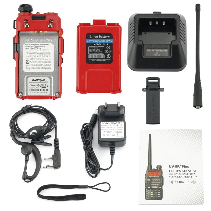 Рация Baofeng двухсторонняя 5 Вт 128 каналов УВЧ FM VOX|walkie talkie|baofeng uv-5rbaofeng uv-5re plus |