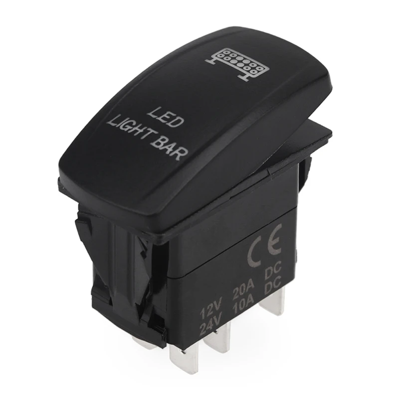 12 В 24 светодиодная световая панель переключатель тумблер SPST ВКЛ ВЫКЛ 5 контактов