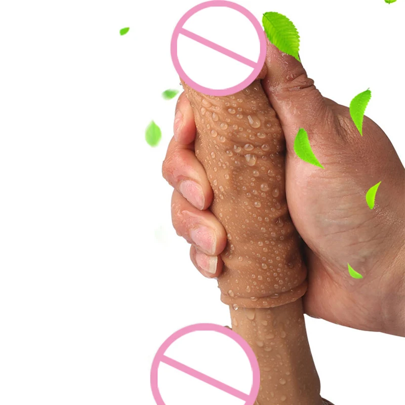 Многоразовый толстый силиконовый презерватив двойной рот удлинитель