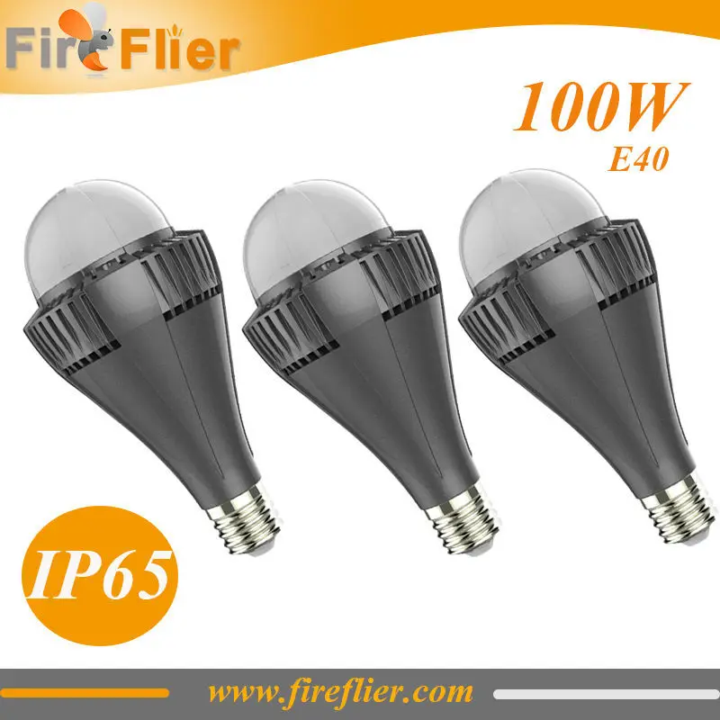

12pcs/lot Unique Design 100W Led Bulb Retrofit 500w Incandescent; 350w MH/HPS Equivalent waterproof garden light retrofit ip65