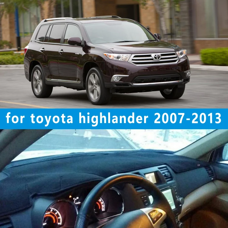Аксессуары для стайлинга автомобиля dashmats крышка приборной панели Toyota Highlander Kluger