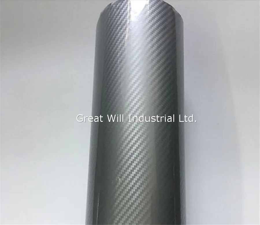 Глянцевая 5D виниловая пленка из углеродного волокна с воздушным выпуском