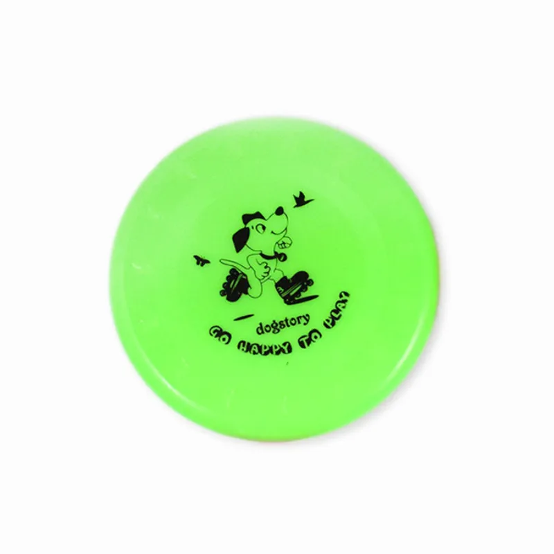 Гибкие пластиковые летающие диски 20 см обучающие игрушки для собак Мультяшные