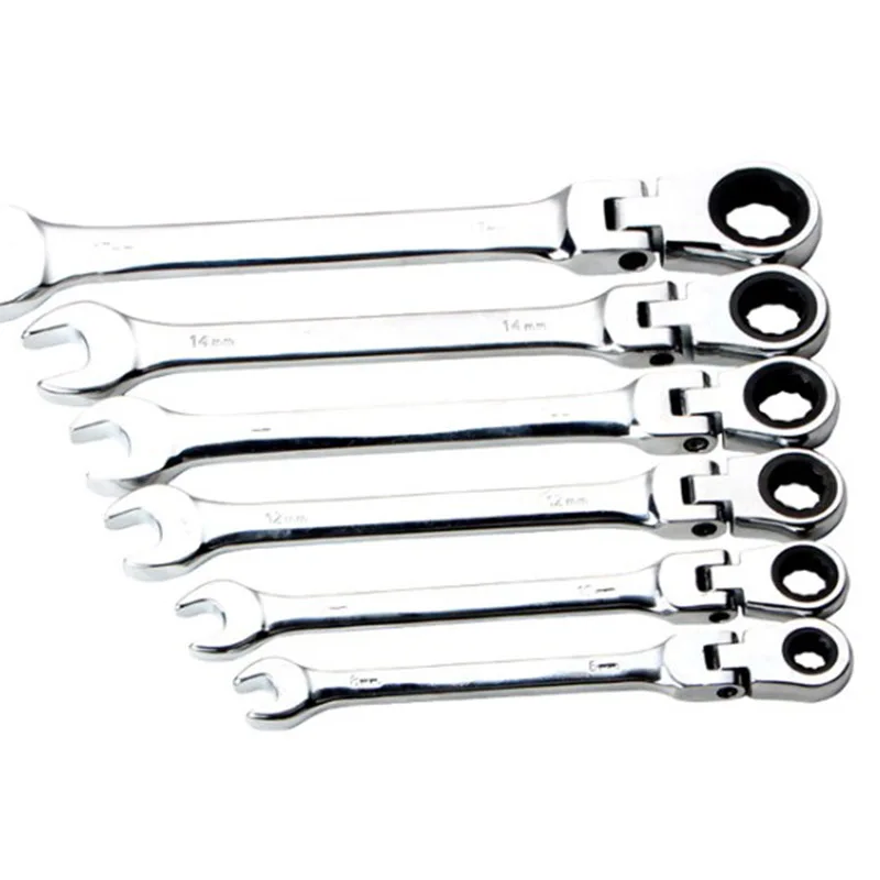 Набор гибких ключей-гаечных ключей с двумя головками для ремонта велосипеда (6 шт.)