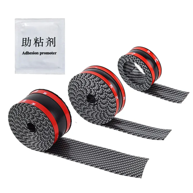 Наклейки для автомобиля 5D из углеродного волокна с рисунком детали настройки