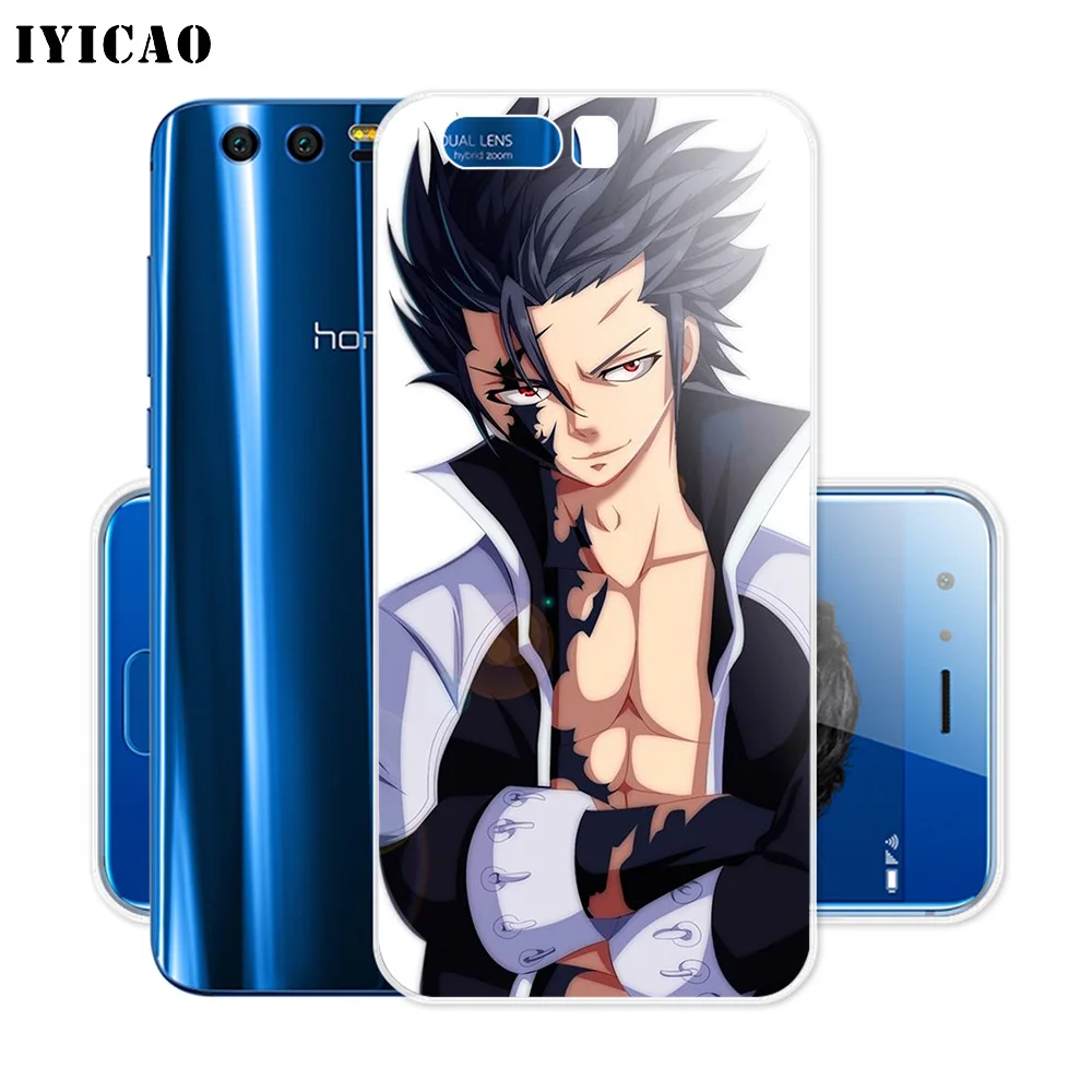 IYICAO Gray Fullbuster Fairy Tail Soft Silicone Case for Huawei Y9 Y7 Y6 Prime 2018 Honor 8C 8X 8 9 10 Lite 7X 7C 6A 7A Pro | Мобильные