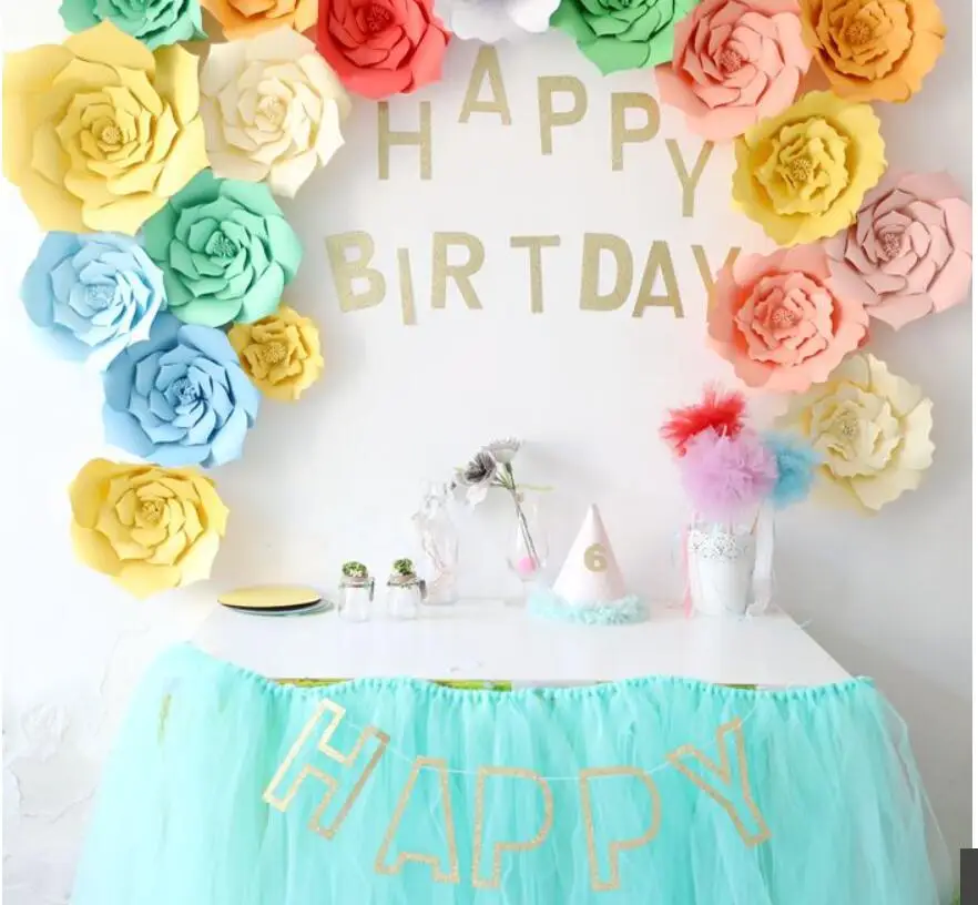 2 шт. декоративные бумажные цветы для девичника 20 см | Дом и сад