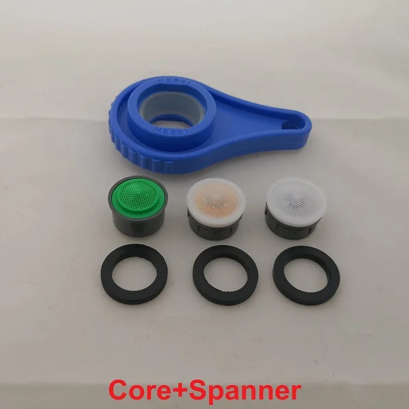 Аэратор для экономии воды Core Set(TP-A06)-M24/F22 аэратор использовать-30%-70% экономия денег - Цвет: Core With Spanner