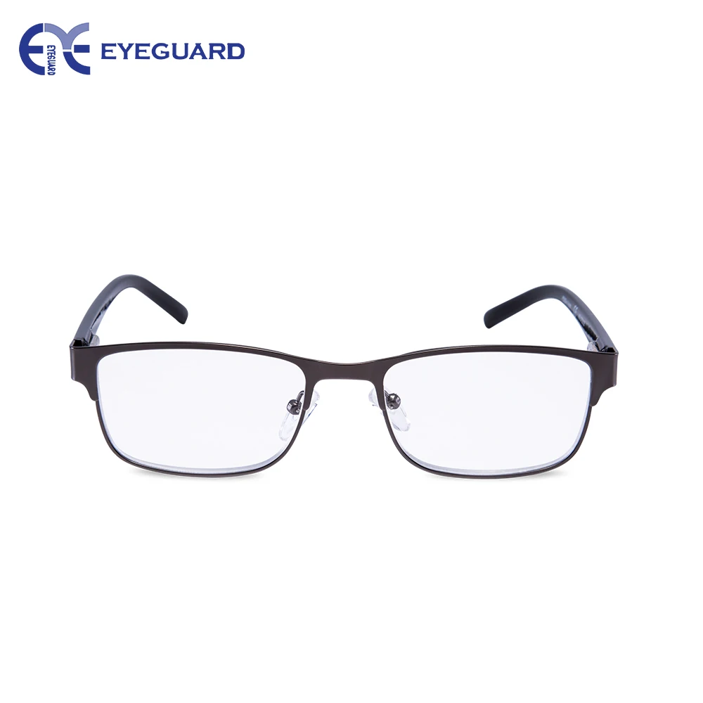 Очки для чтения EYEGUARD металлические роскошные высококачественные прямоугольные