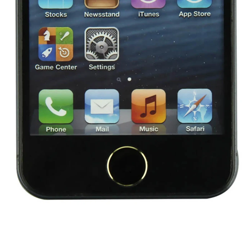 2 шт./лот Высокое качество Touch ID Главная Кнопка Стикеры черный белый цвет для Apple