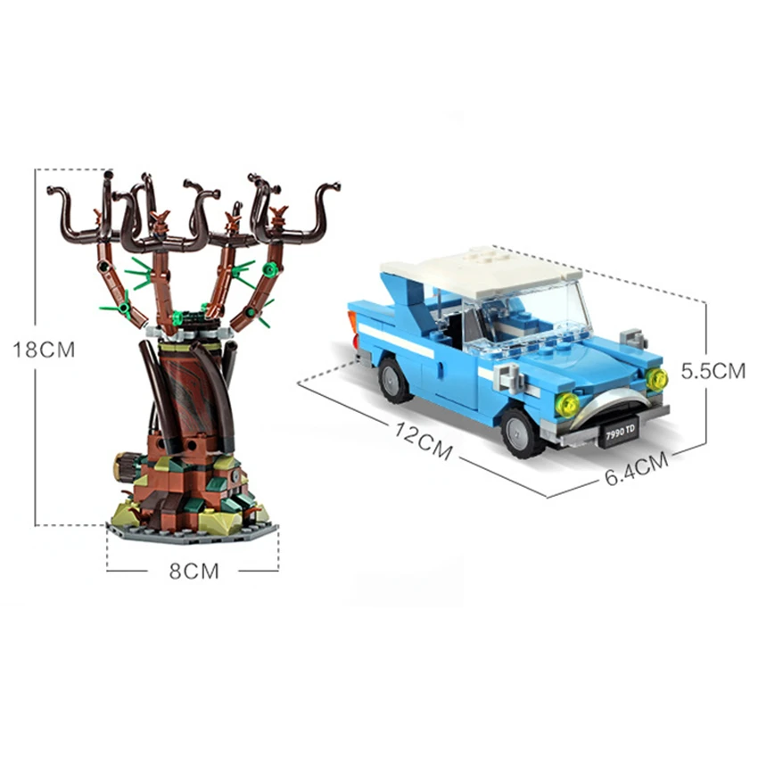 Горячие Legoingly Кирпичи Строительные блоки DIY игрушка 0192 Хогвартс город ворота и