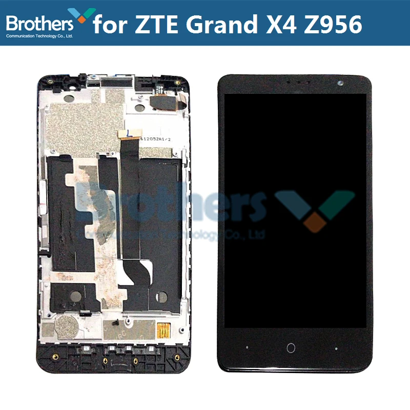 lcd screen for zte grand x4 z956 lcd display for zte z956 lcd assembly touch screen digitizer phone replacement tested original free global shipping