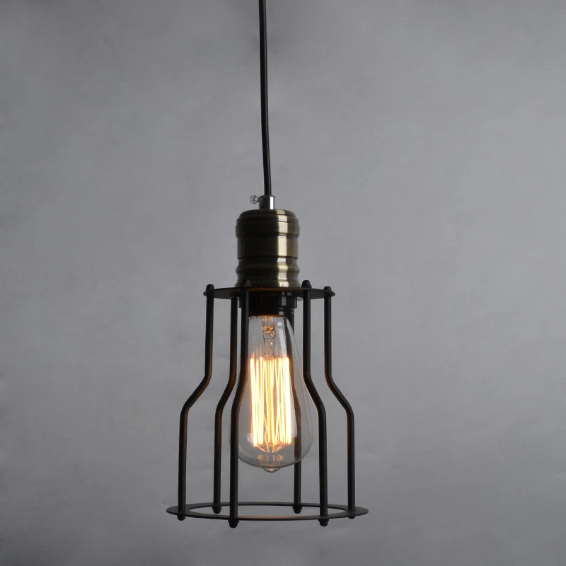 Pitt Hudson lamps American country European retro modern restaurant bar industry stairs single head small hob chandelier|bar connector|bar bonesbar