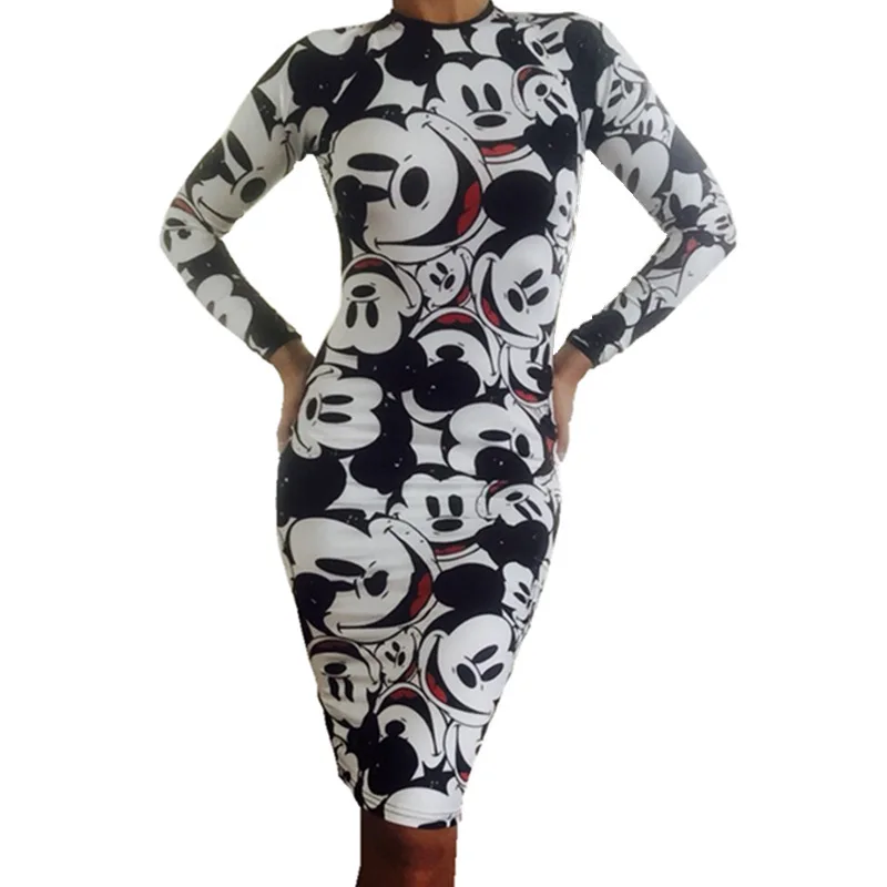 Внешняя торговля платье Холтер галстук с длинными рукавами взрыв шаг цифровой