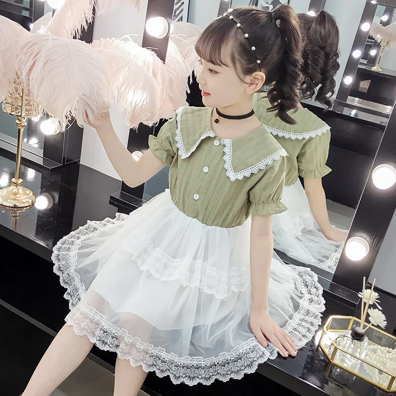 fashion girls dress 2019 summer clothes toddler baby vestidos girl party elegant and wedding 10 12 14 years | Детская одежда и
