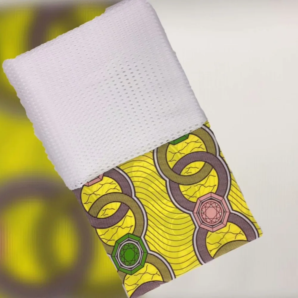 6 ярдов/партия нигерийская новая java восковая ткань 100% хлопок африканская