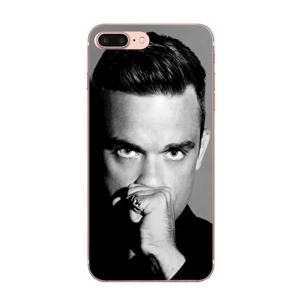 Мягкий термополиуретановый чехол Robbie Williams для Samsung Galaxy Note 5 8 9 S3 S4 S5 S6 S7 S8 S9 S10 mini Edge