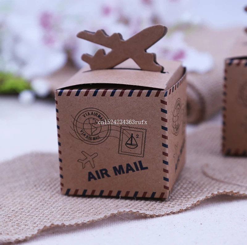 250 шт. подарочные пакеты в рустикальном стиле|Подарочные сумки и упаковка| |