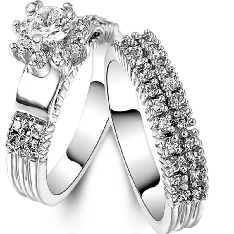 Размер 4 12 кольцо из стерлингового серебра 925 пробы с родием для свадьбы помолвки