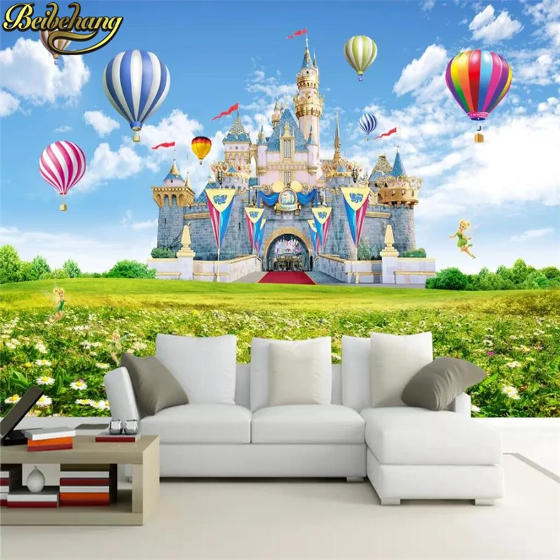 Фотообои beibehang на заказ с изображением сказочного замка настенные 3D обои роспись