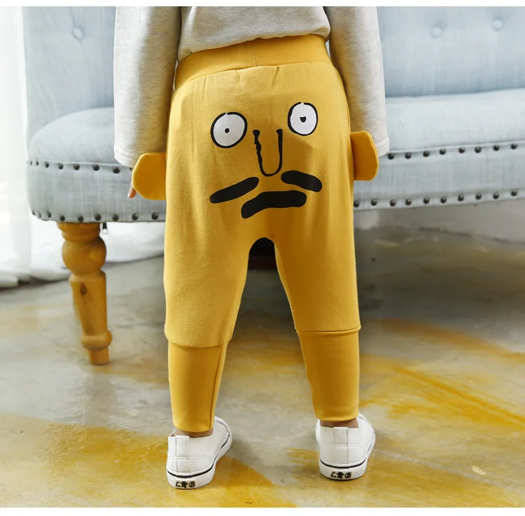 2017 детские штаны для малышей хлопок трехмерный мультфильм шаблон свернуть