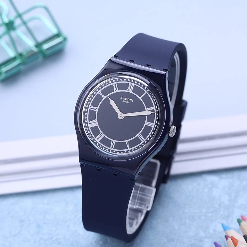 Часы swatch классический цвет код серии синий Нейтральный Кварцевые часы