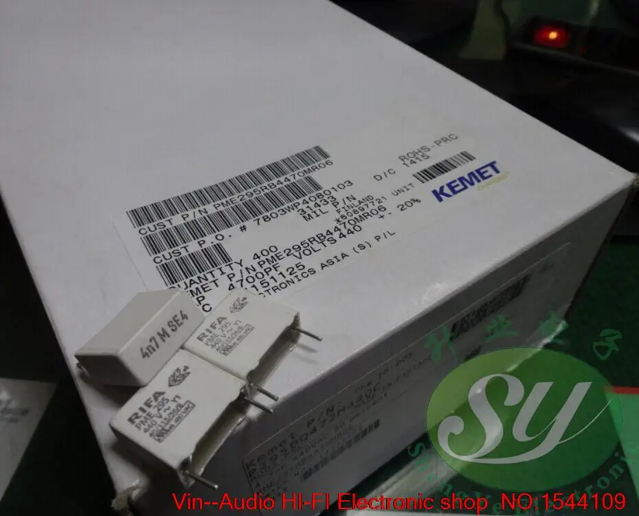 20 ШТ. PME295 0.0047 мкФ/440vAC 4.7nf 4700pf 4n7 RIFA 472 новый пленочный конденсатор БЕСПЛАТНАЯ