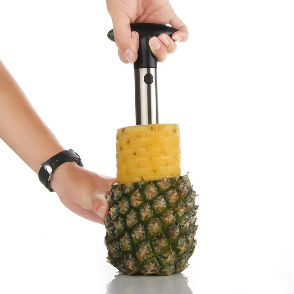 Stainless Steel Pineapple Peeler Slicer Cutting Machine Kitchen Tool Fruit Knife Fast Cutter Spiralizer Accessories | Дом и сад