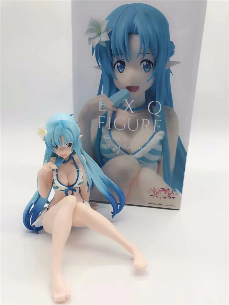 Меч искусство онлайн Солнечный свет EXQ Kirigaya Suguha Yuuki Asuna сексуальные ПВХ экшн