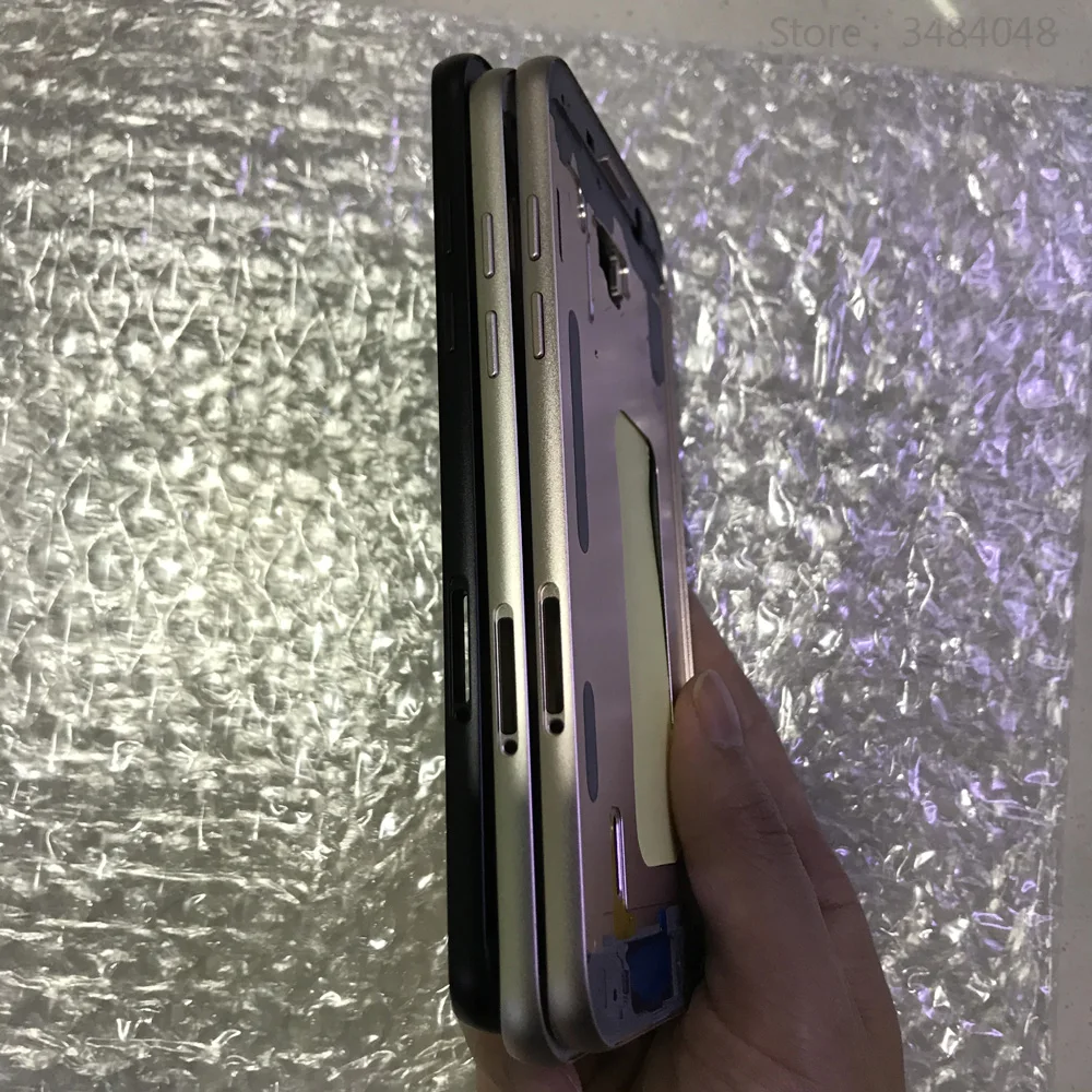 Для Samsung Galaxy A5 2017 A7 A520 A720 средняя рама корпус рамка крышка с выключателем питания