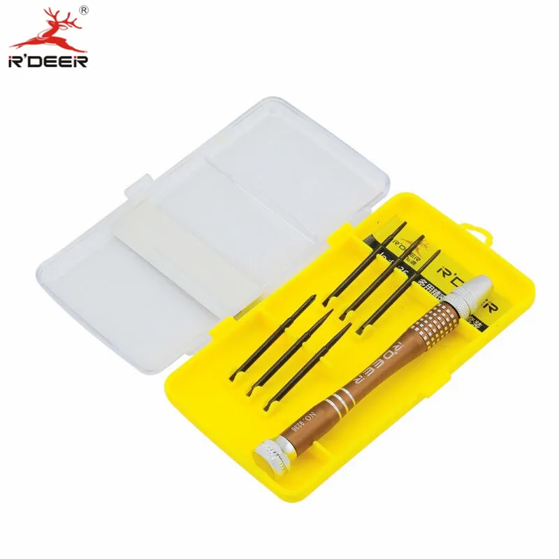 Набор отверток RDEER 6в1 многофункциональный инструмент отвертка головка Torx Phillips