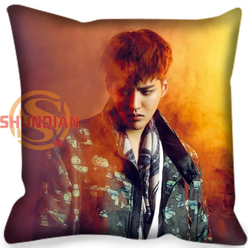 New arrival Kris wu Style throw Pillowcase Square Zippered Pillow Cover Custom Gift 35x35cm 40x40cm