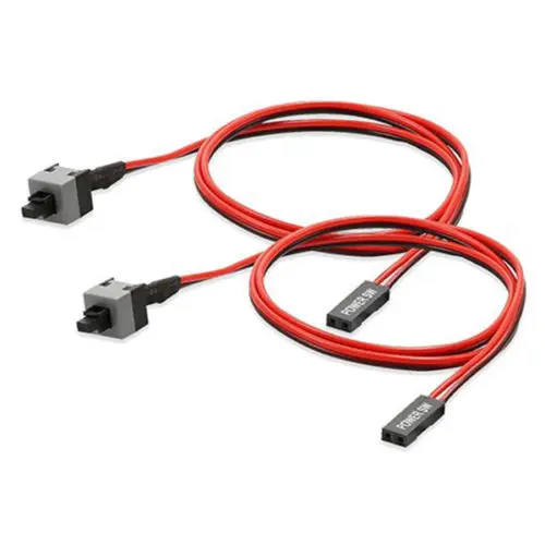 Отличное качество сборки 2 упаковки 45 см Pin SW PC кабель питания вкл/выкл кнопка ATX