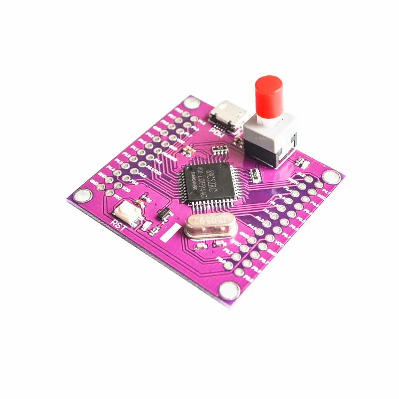 STC89C52RC CJMCU-52 микроконтроллер макетная плата минимальная система фиолетовая